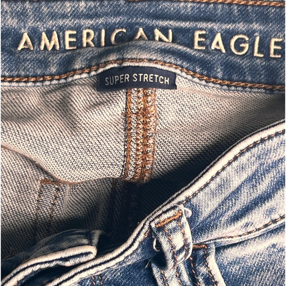 AEO high-rise Woman’s Blue Jeggings. Size 4 - Picture 7 of 12